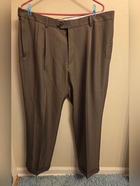 Haggar Men's Brown Dress Pants 40x29
